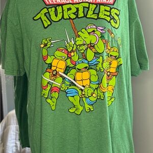 Women's or Men's Teenage Mutant Ninja Turtles Green Graphic Tee